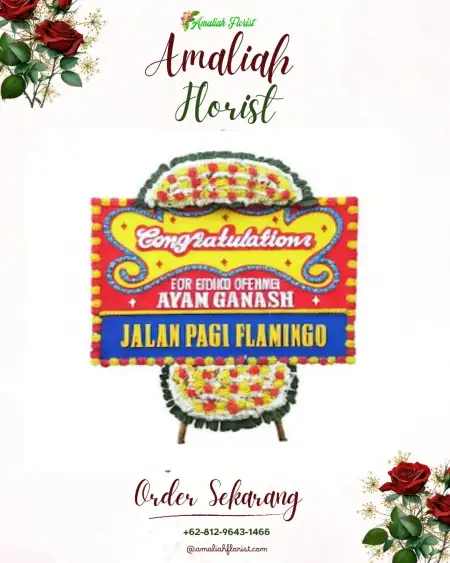 Sewa Papan Bunga Yaffi