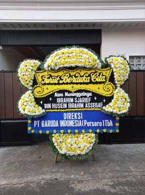 Papan Bunga Duka di Yaffi