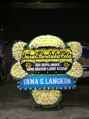 Papan Bunga Duka di Yaffi