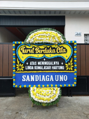Papan Bunga Duka di Yaffi