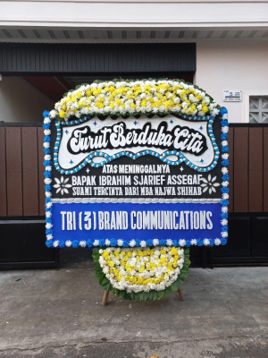 Papan Bunga Duka di Yaffi
